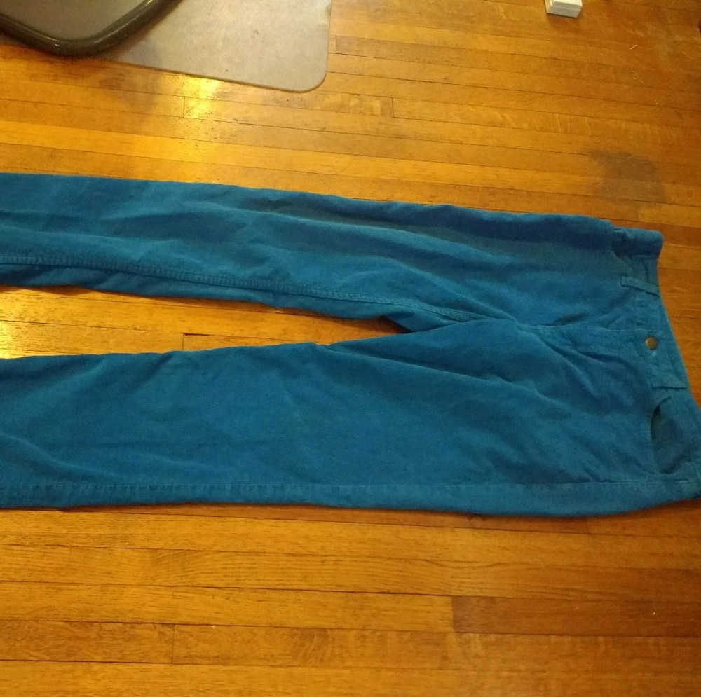American apparel blue corduroys 31